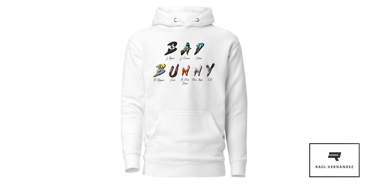 Bad Bunny Hoddie Design